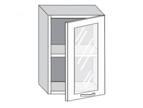 1.50.3 Шкаф настенный (h=720) на 500мм с 1-ой стекл. дверцей в Арамиле - aramil.magazin-mebel74.ru | фото