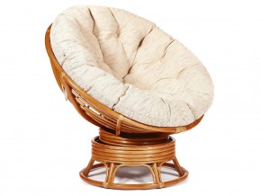 Кресло-качалка Papasan w 23/01 B с подушкой Cognac, ткань Старт в Арамиле - aramil.magazin-mebel74.ru | фото