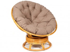 Кресло-качалка Papasan w 23/01 B с подушкой Honey, экошерсть Коричневый в Арамиле - aramil.magazin-mebel74.ru | фото