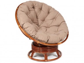 Кресло-качалка Papasan w 23/01 B с подушкой Pecan, экошерсть Коричневый в Арамиле - aramil.magazin-mebel74.ru | фото