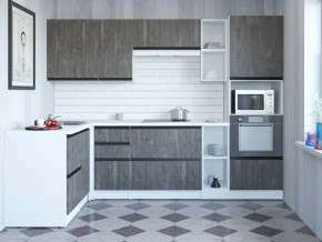 Кухонный гарнитур Ноктюрн мега прайм 1500х2700 мм в Арамиле - aramil.magazin-mebel74.ru | фото