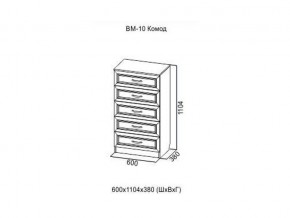 ВМ-10 Комод в Арамиле - aramil.magazin-mebel74.ru | фото